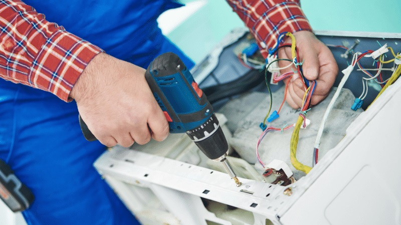 Sakarya Fondital Fondital çamaşır makinesi kart tamiri – Su almama arızası orijinal parça ile giderildi. - Teknik servis örneği